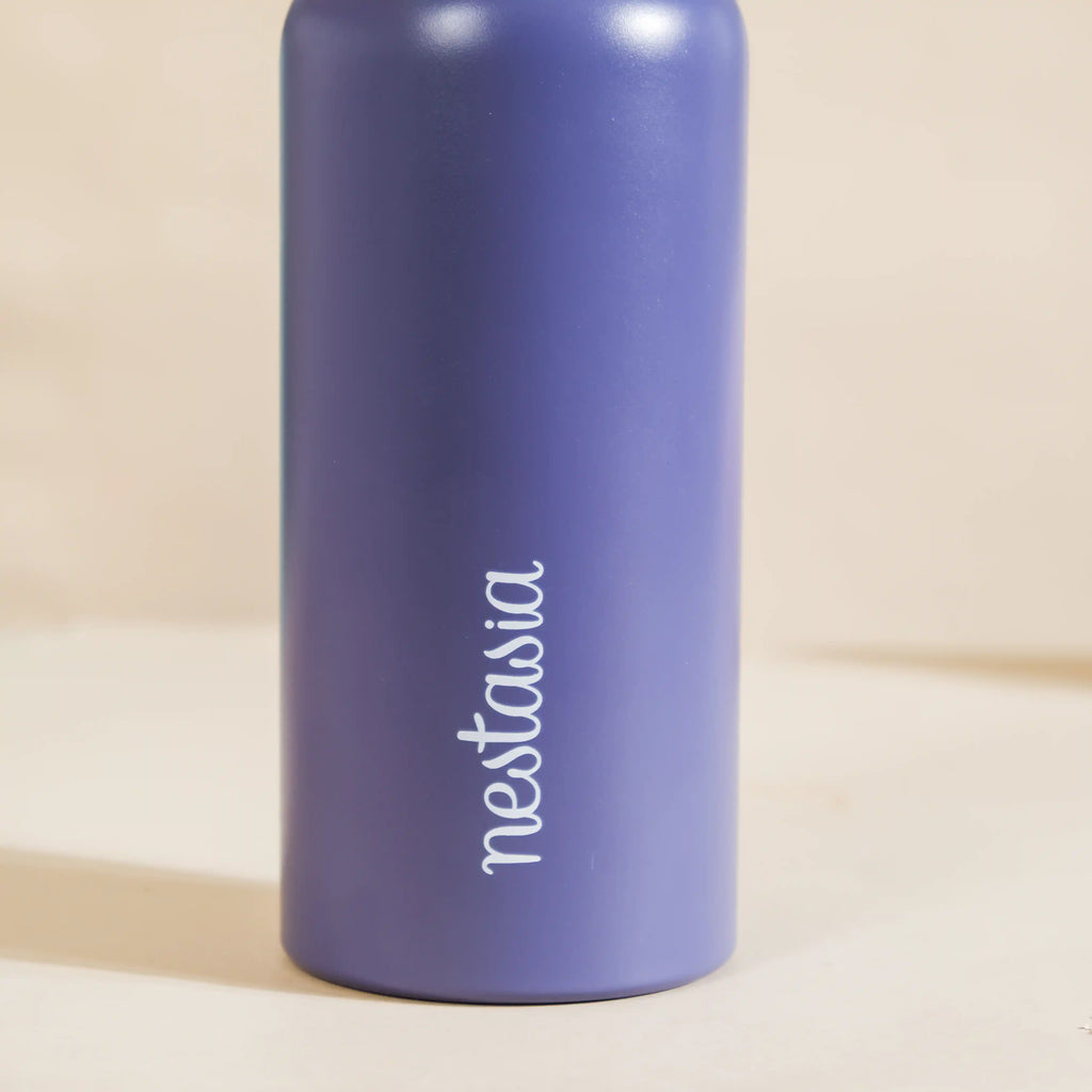 Stainless Steel Travel Bottle Blue 1L Nestasia