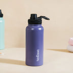 Stainless Steel Travel Bottle Blue 1L Nestasia