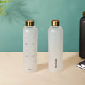 Time Marker Matte Water Bottle White 1L Set Of 2 Nestasia