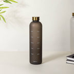 Sleek Chic Water Bottle Black 1L Set Of 2 Nestasia