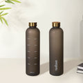 Sleek Chic Water Bottle Black 1L Set Of 2 Nestasia
