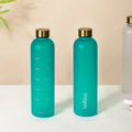 Hydration Water Bottle Teal 1L Set Of 2 Nestasia