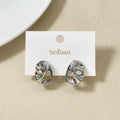Wavestone Stud Earrings Nestasia