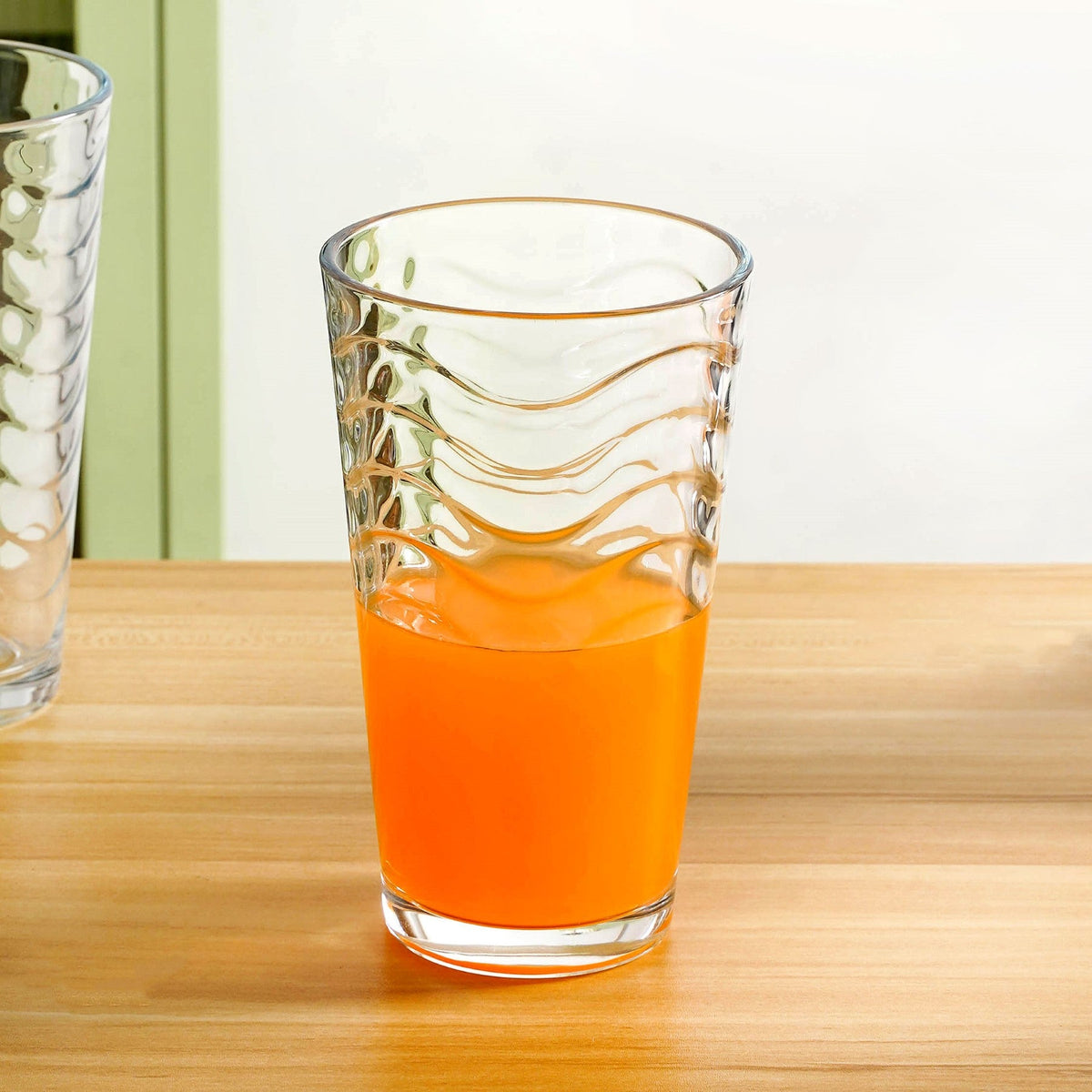 Wavy Tall Tumbler Set Of 6 450ml Nestasia