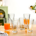 Wavy Tall Tumbler Set Of 6 450ml Nestasia