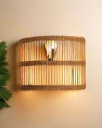 Artistic Rattan Wall Mount Light for Living Room and Hall