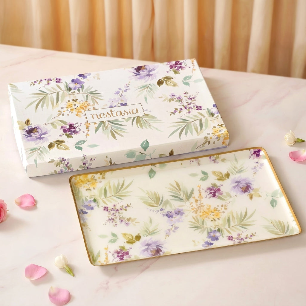 Whispering Blooms Tray In Gift Box Nestasia