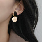 White And Black Pearl Earrings Nestasia