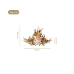 Whitney Dried Flower Tealight Holder Set Of 4 Nestasia