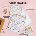 Wild One Baby Shower Gift With Towel Swaddle Rattle Napkin Set Of 6 Nestasia