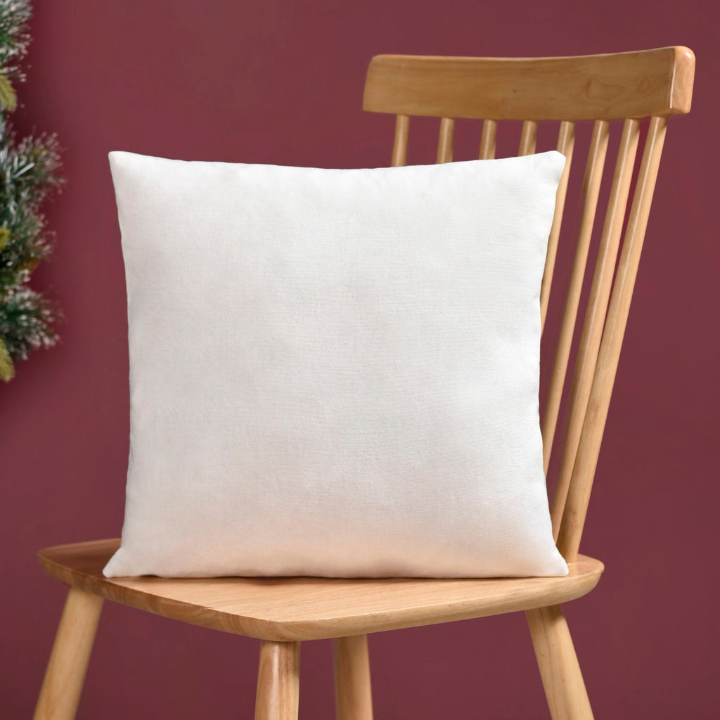 Winter Wonderland Embroidered Cushion Cover 40x40cm Nestasia