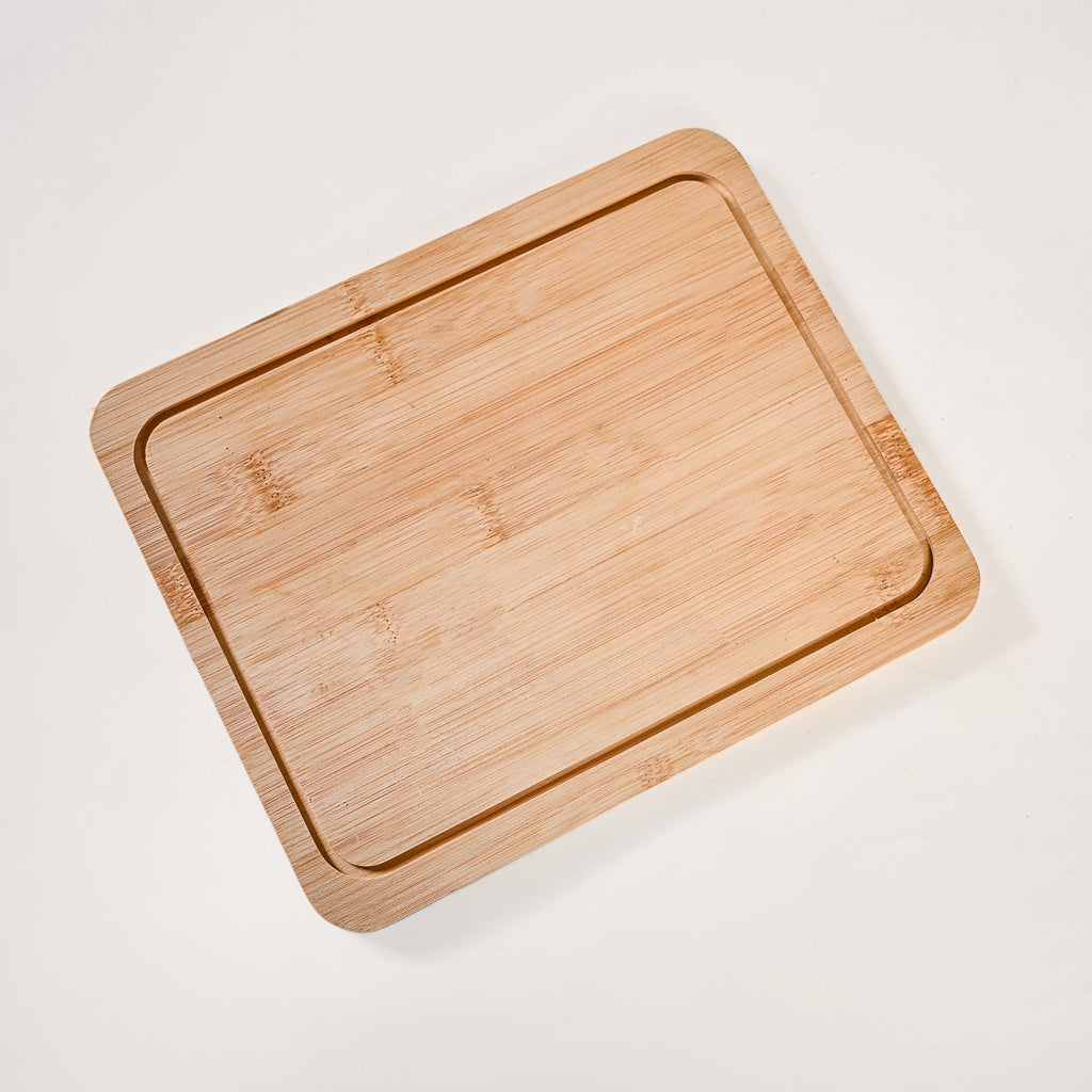 Rectangle Wooden Cake Stand With Cloche Nestasia