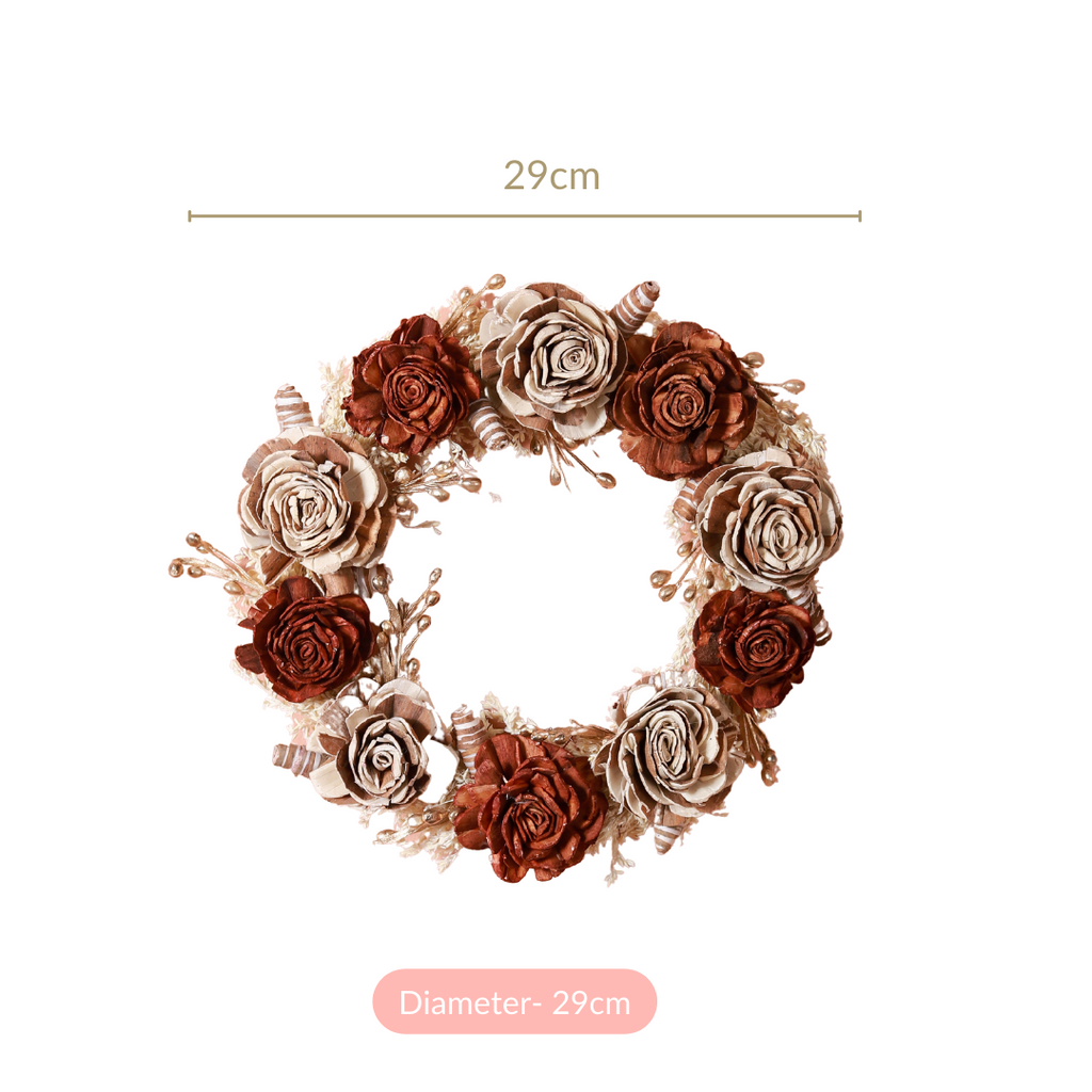 Natural Eco Flower Wreath Garland Nestasia