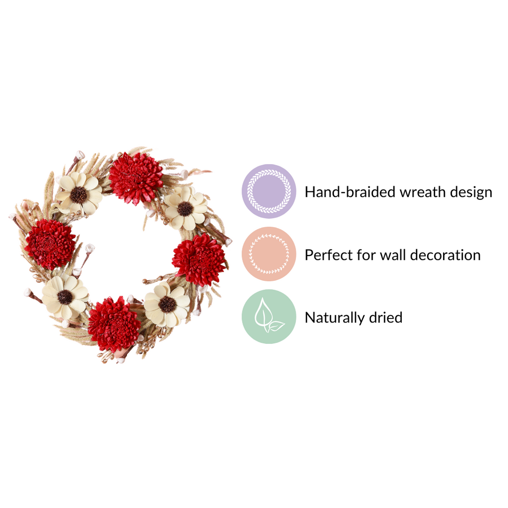 Sustainable Wreath For Home Decoration Nestasia