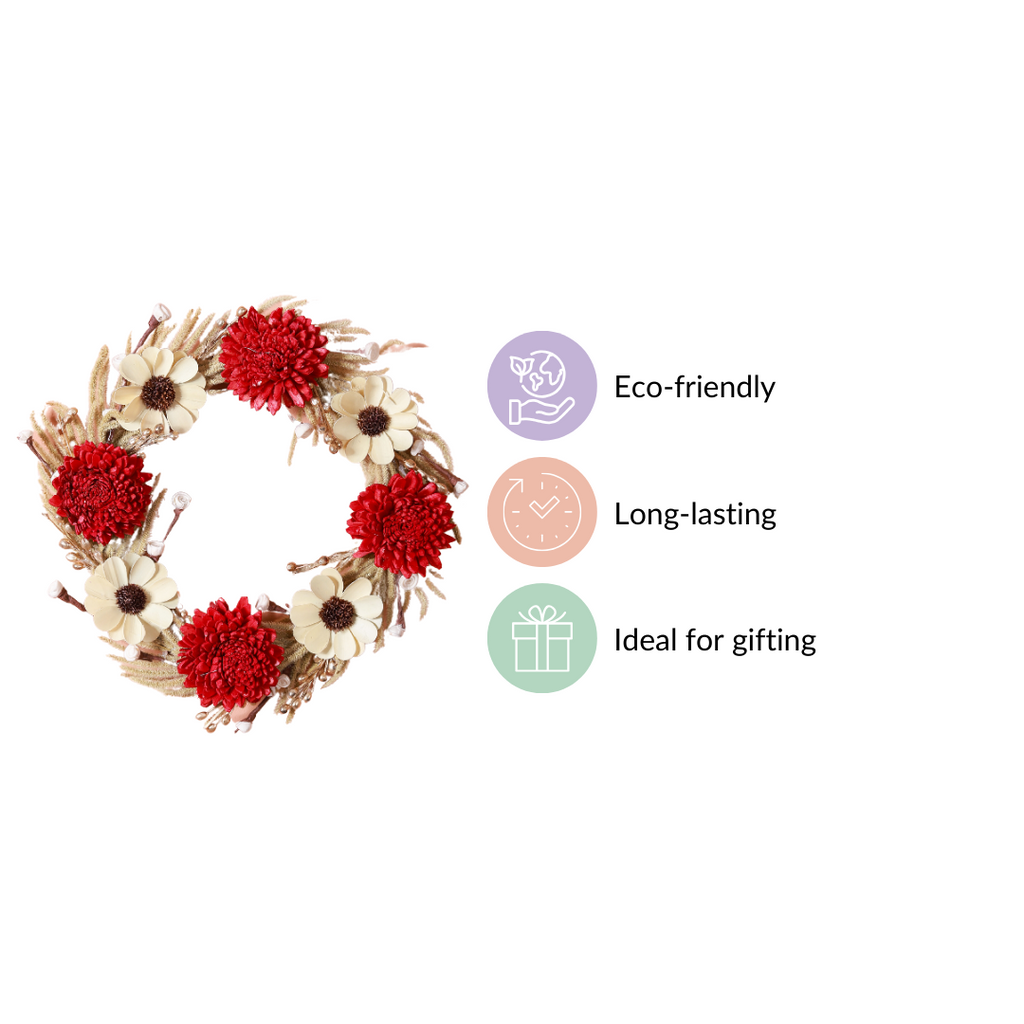 Sustainable Wreath For Home Decoration Nestasia