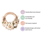 Eco-Friendly Wreath With Dried Flowers Nestasia