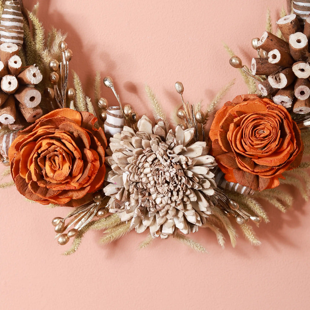 Dried Flower Wreath For Fall Decor Nestasia