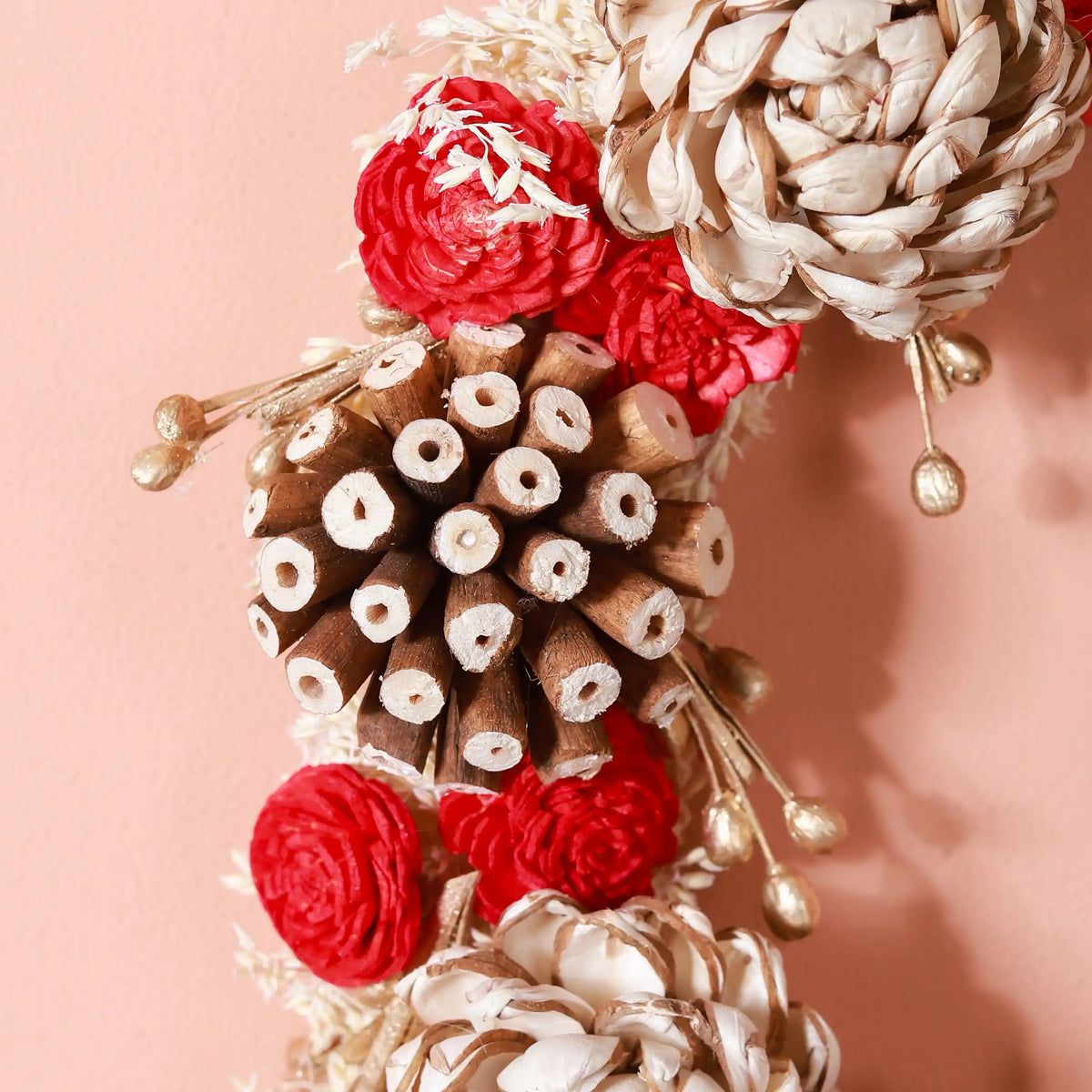 Sola Flower Handmade Wreath For Wall Decor Nestasia