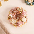 Eco-Friendly Rose Dried Flower Wreath Pink Nestasia