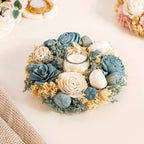 Sustainable Floral Wreath Garland Blue Nestasia