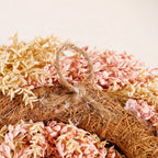 Eco-Friendly Rose Dried Flower Wreath Pink Nestasia