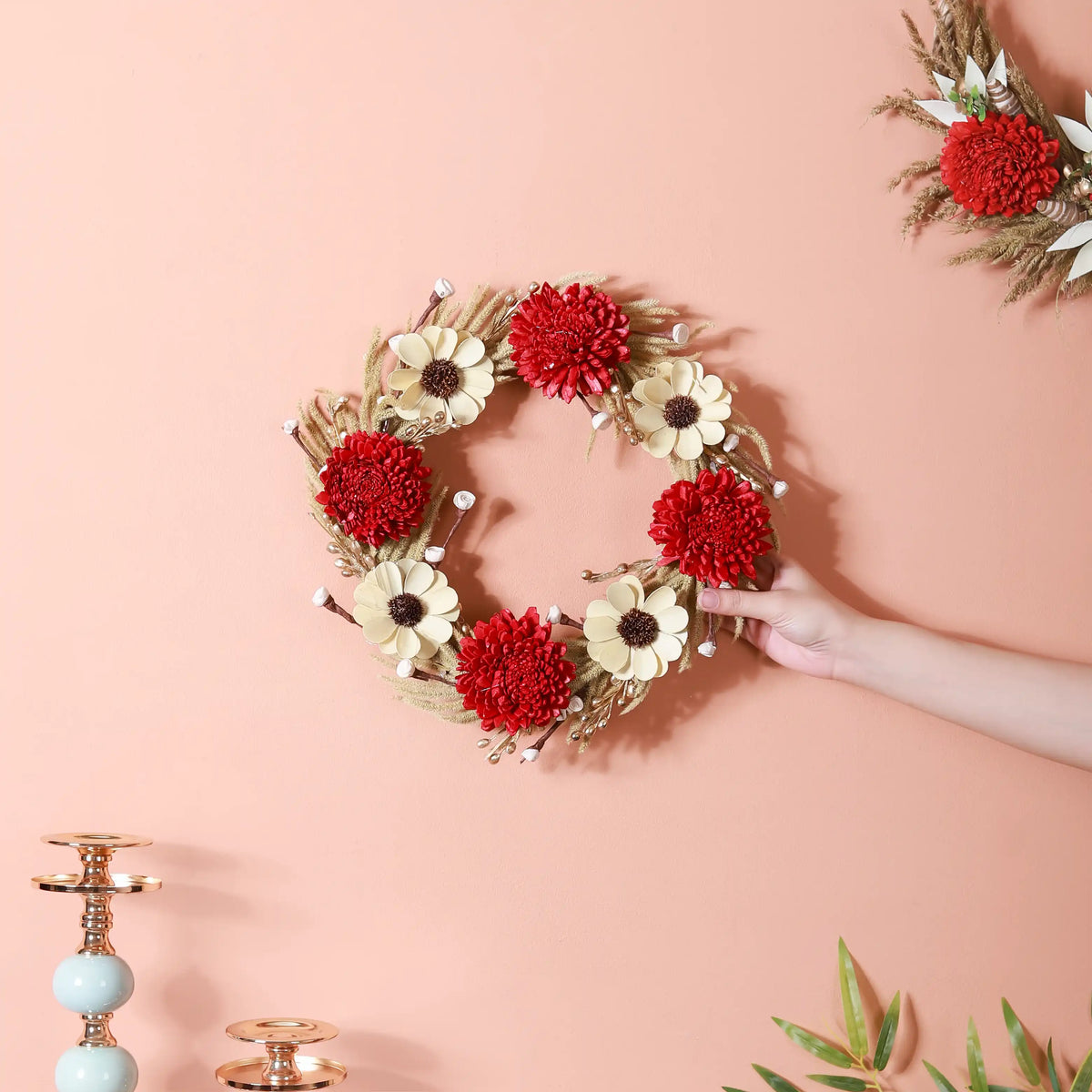 Sustainable Wreath For Home Decoration Nestasia