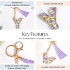 Infinite Charm Y Pressed Flower Keychain Nestasia