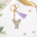 Infinite Charm Y Pressed Flower Keychain Nestasia