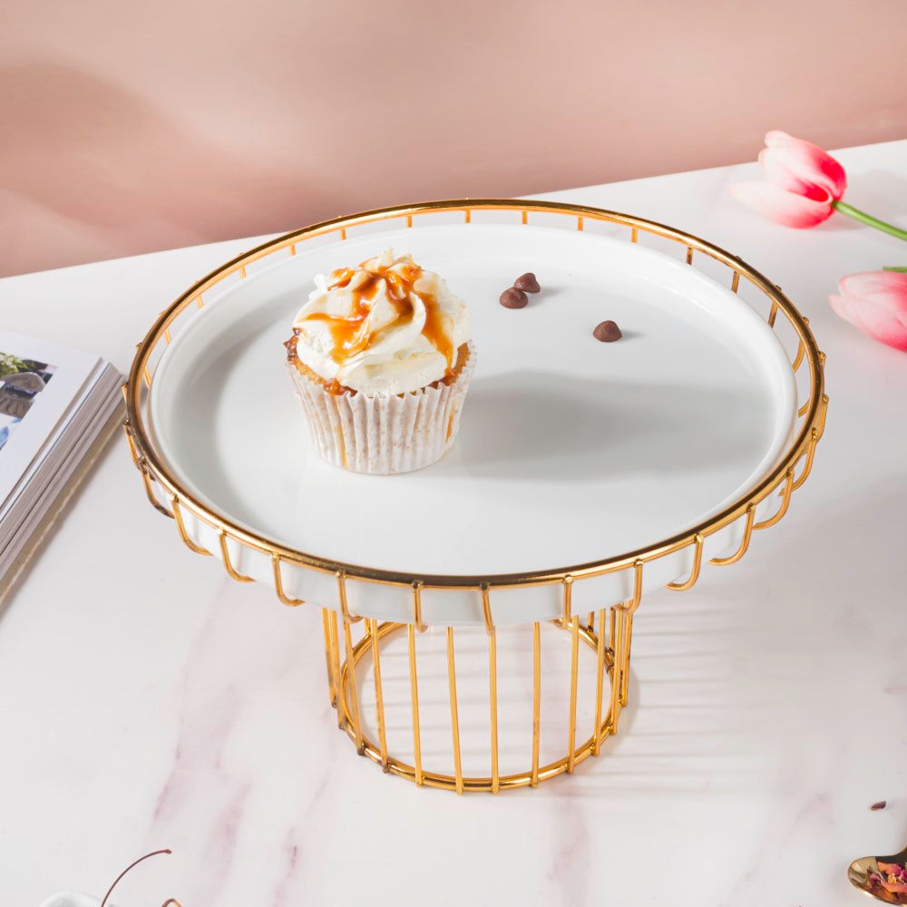 Metallic Cake Stand 8 inch Nestasia