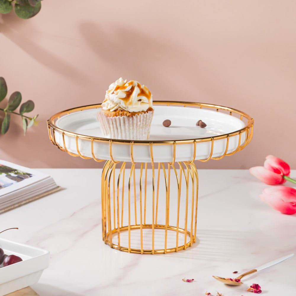 Metallic Cake Stand 8 inch Nestasia