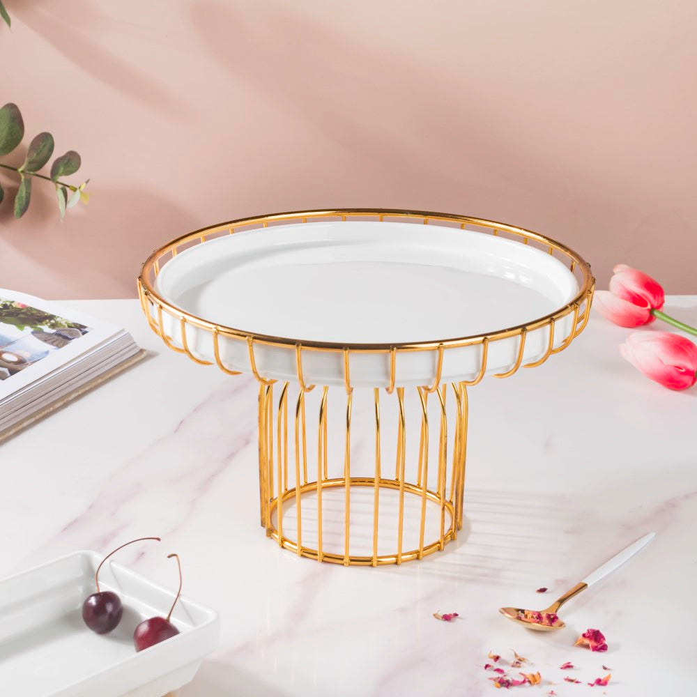 Metallic Cake Stand 8 inch Nestasia