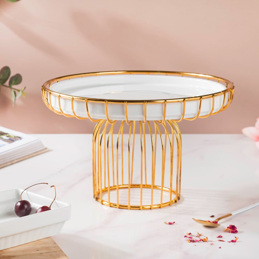 Metallic Cake Stand 8 inch Nestasia