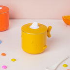 Keep Warm Stainless Steel Feeding Cup Yellow 200 ml Nestasia