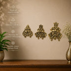 Brass Yali / Kirtimukha Face Wall Hanging Vedansh Craft