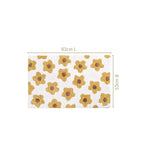 Anti Slip Cotton Yellow Daisy Mat 83x53cm Nestasia