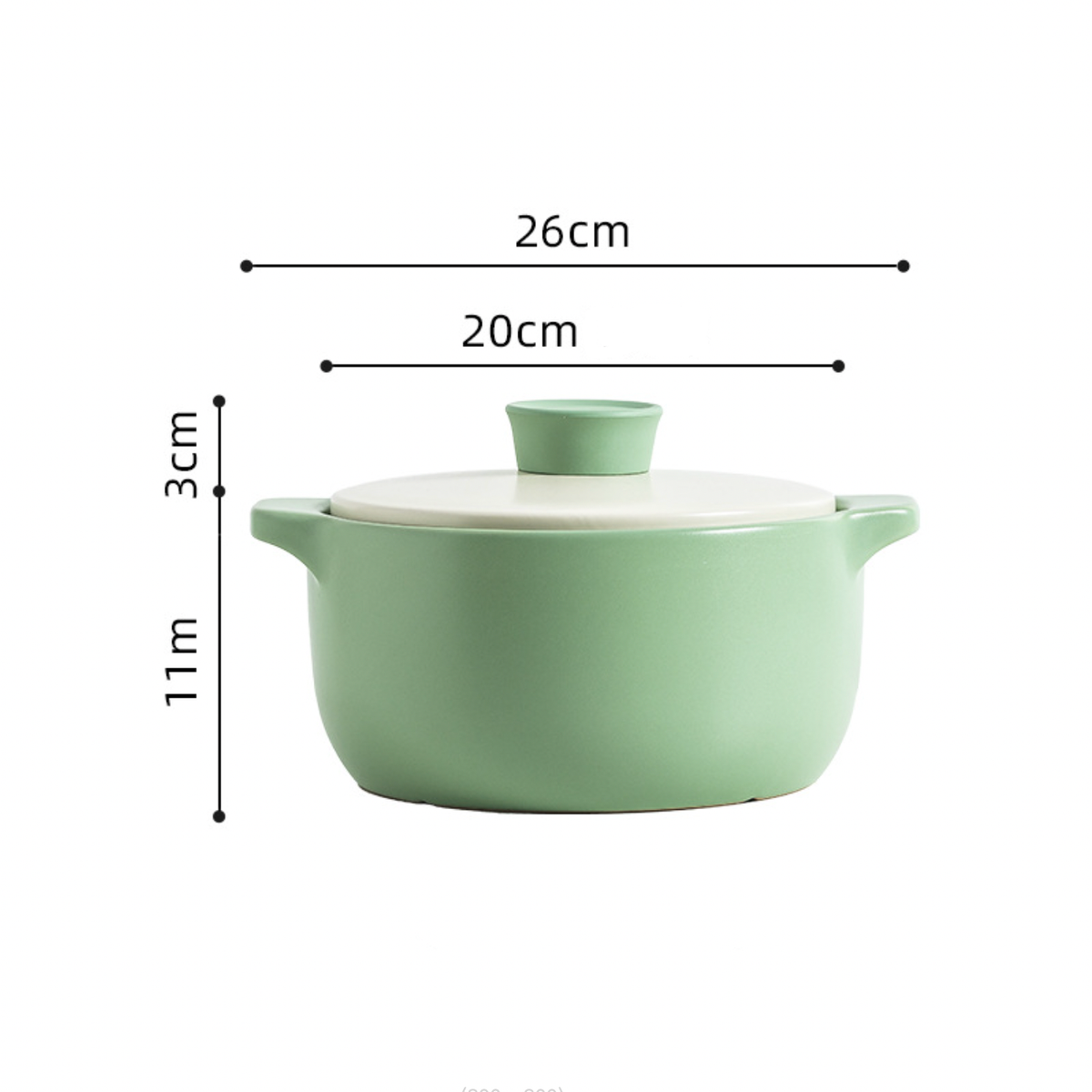 Pastel Green Cooking Pot Nestasia