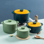 Dark Green Cooking Pot Nestasia