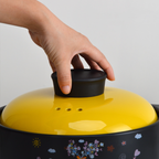 Printed Yellow Cooking Pot Large Nestasia