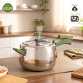 Zesta Triply Stainless Steel Inner Lid Induction Safe Pressure Cooker 5 Litre Nestasia